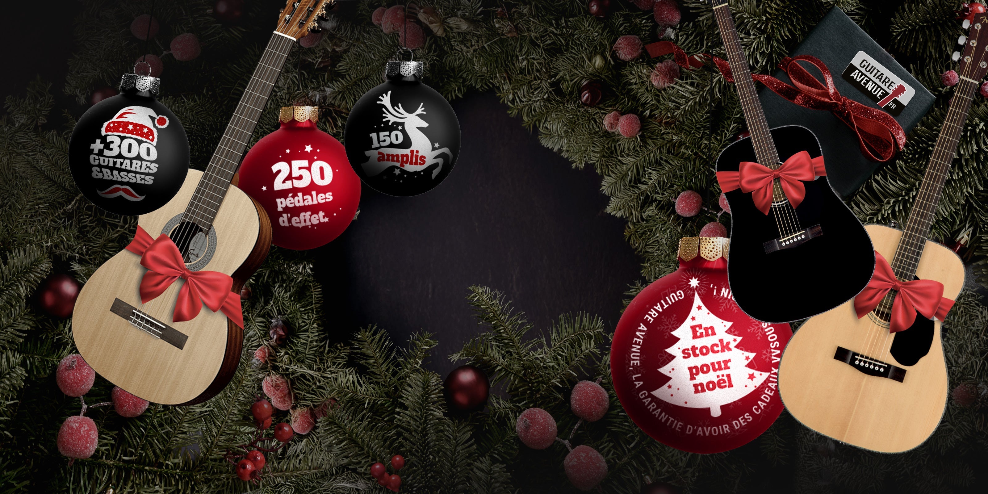 Collection de noël Guitare Avenue