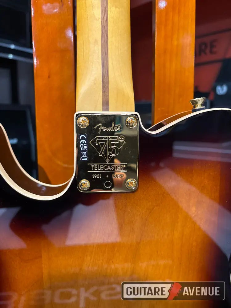 Fender 75th Anniversary Telecaster American Pro II Custom 2TS edition limitée Guitare électrique