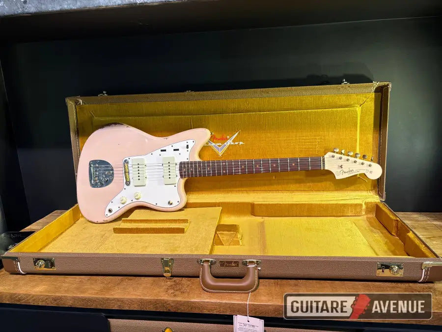 Fender Custom shop 1963 Jazzmaster relic aged Shell Pink Custom Shop