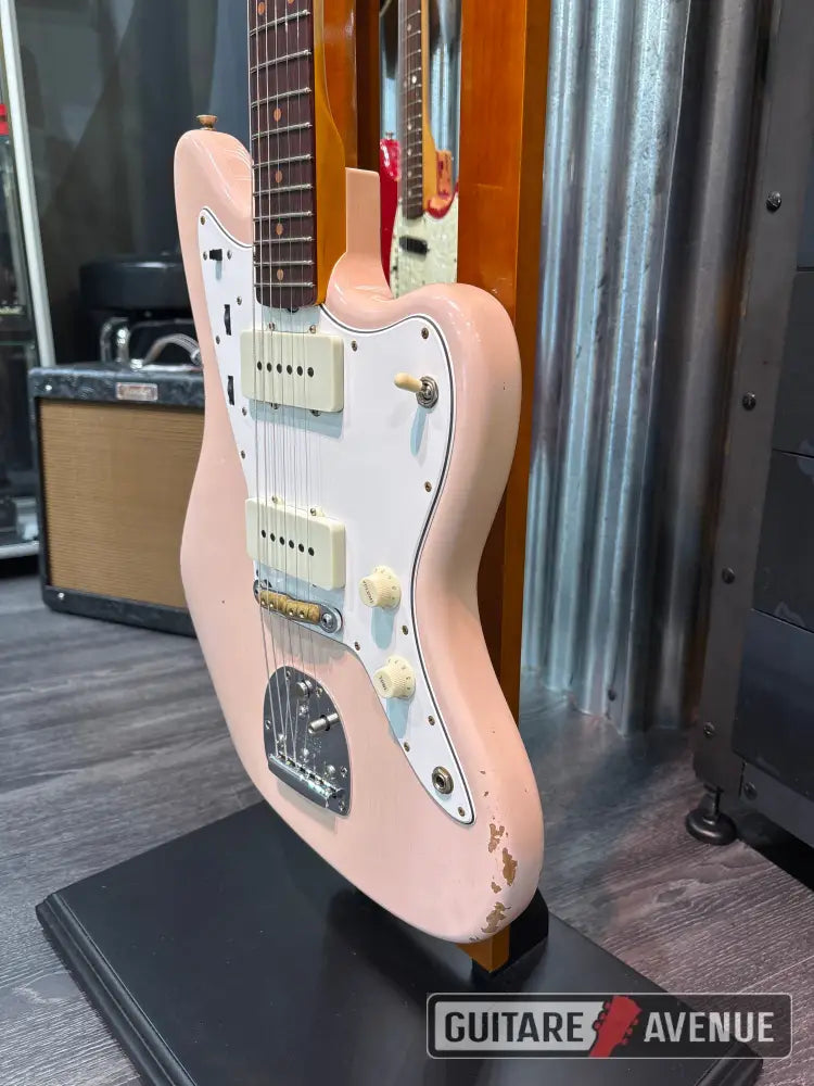 Fender Custom shop 1963 Jazzmaster relic aged Shell Pink Custom Shop