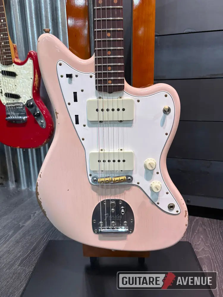 Fender Custom shop 1963 Jazzmaster relic aged Shell Pink Custom Shop