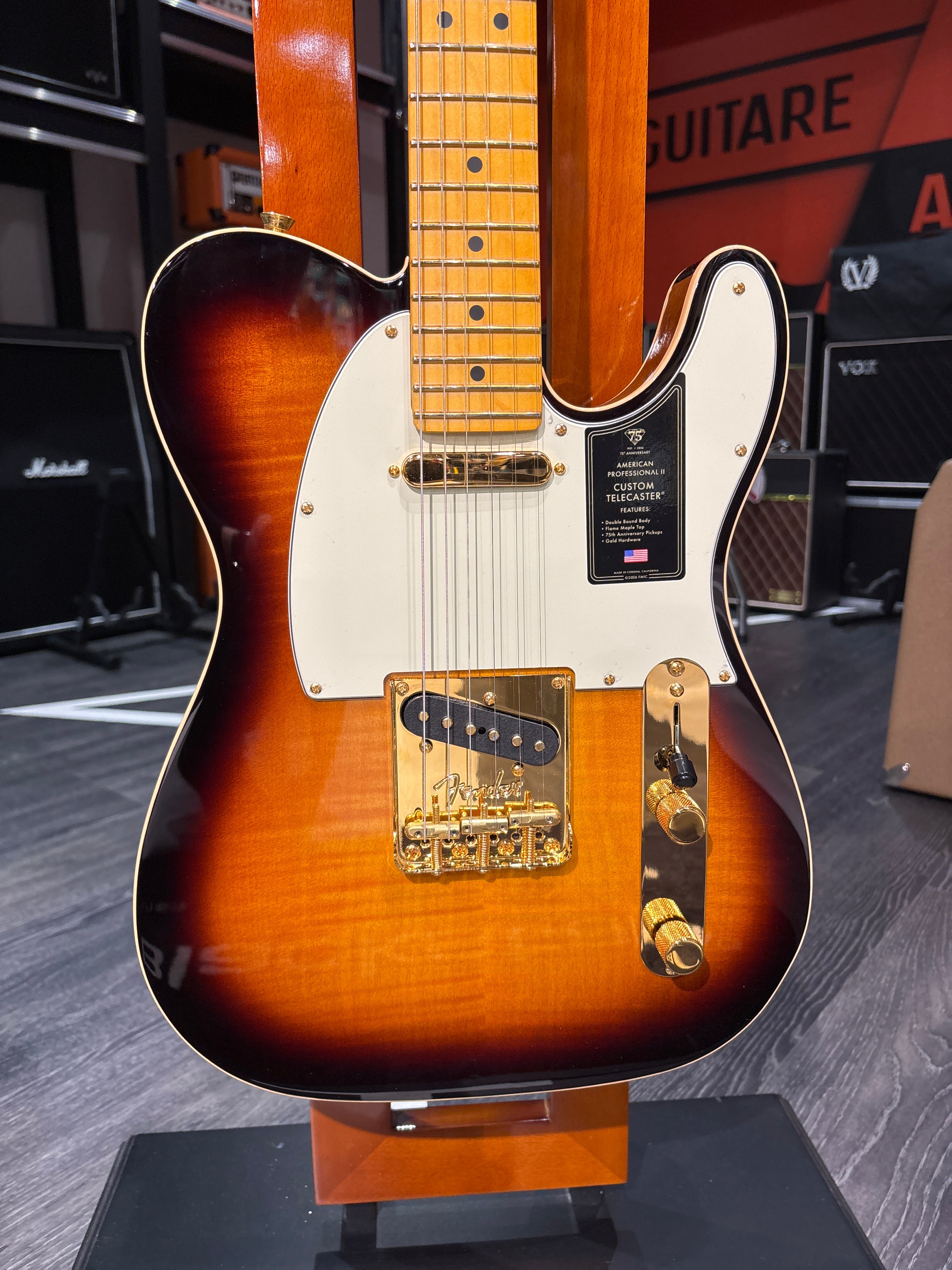 Fender 75th Anniversary Telecaster American Pro II Custom 2TS edition limitée