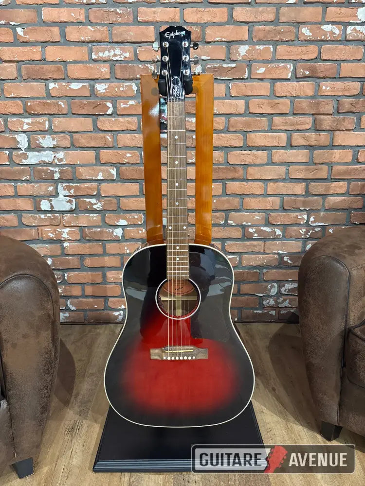 Epiphone J45 Slash Vermillon - Occasion Guitare acoustique d’occasion