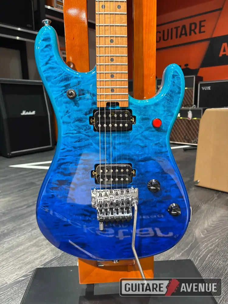 EVH 5150 Deluxe QM Baked Maple Pacific Drift - Guitare électrique