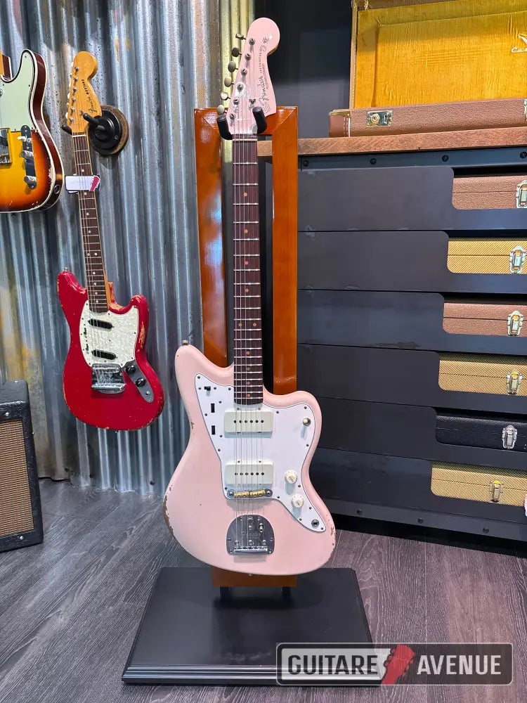 Fender Custom shop 1963 Jazzmaster relic aged Shell Pink Custom Shop