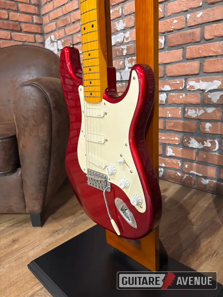 Fender Partcaster David Gilmour Stratocaster Candy apple red - Occasion - Guitare électrique