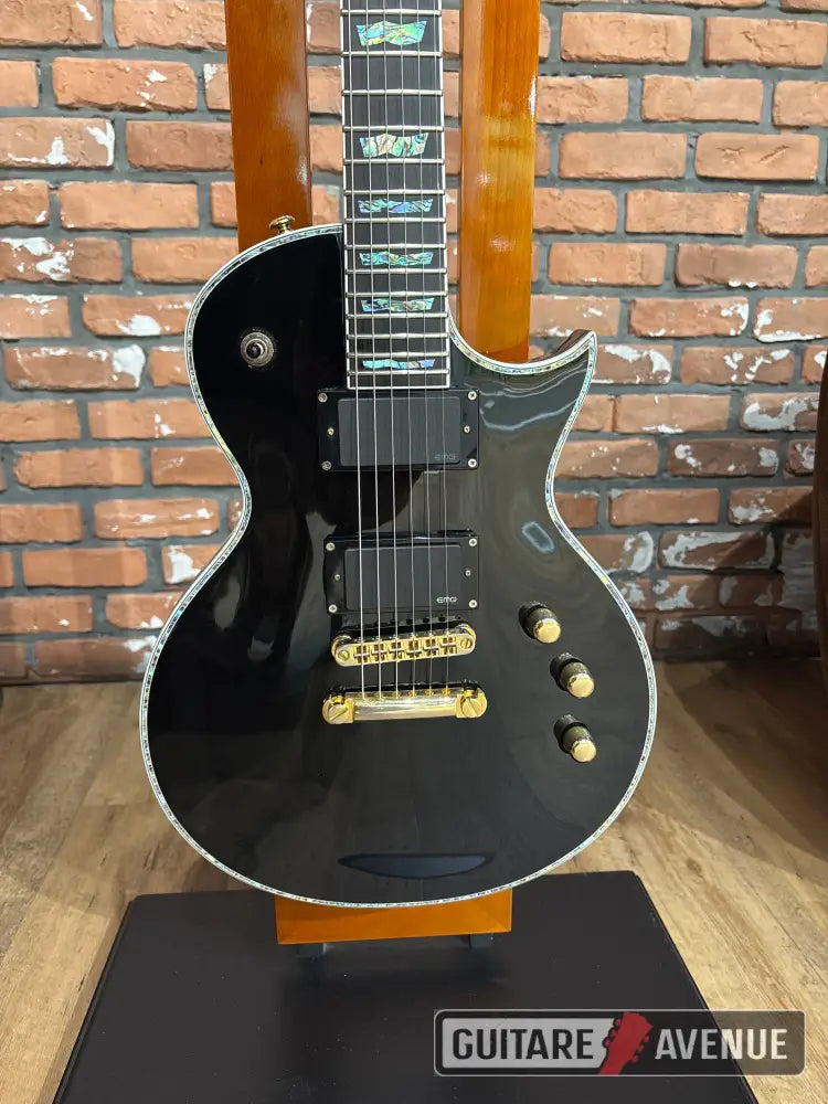 LTD EC1000 deluxe blk EMG - Occasion Guitare électrique