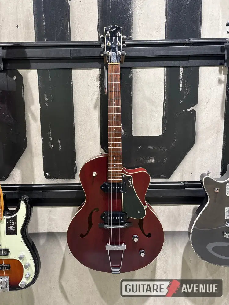 Godin Kingpin Ii P90 Burgundy Guitare Électrique