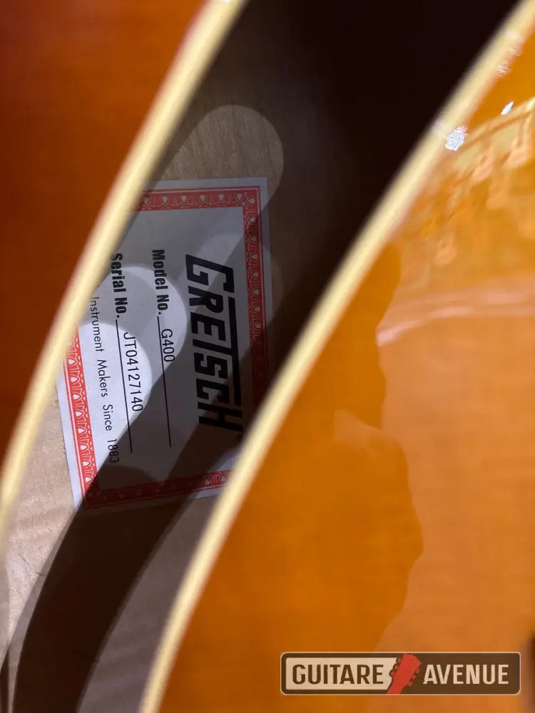 Gretsch G400 Synchromatic + micro Benedetti - Occasion Guitare électrique
