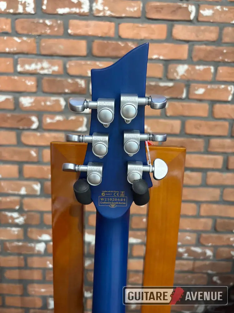 Schecter C1 platinium platinium blue- Occasion Guitare électrique