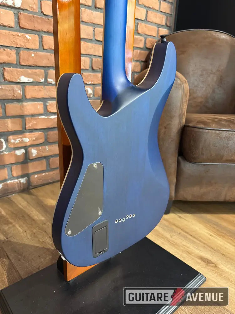 Schecter C1 platinium platinium blue- Occasion Guitare électrique